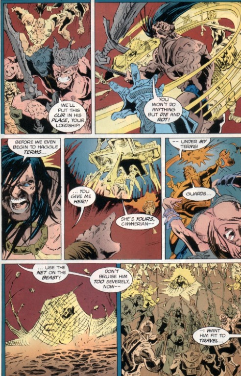 Conan 1 pg. 20 - published by P: Barry Crain I: Jimmy Palmiotti